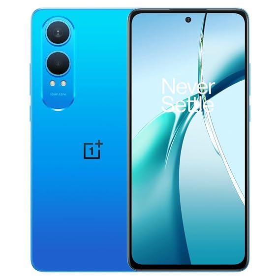 OnePlus Nord CE4 Lite 5G (Mega Blue, 8GB RAM, 128GB Storage) | Lifetime Display Warranty | 5500 mAh Battery, 80W SUPERVOOC and Reverse Charging | 50MP Camera with OIS | 120Hz AMOLED Display