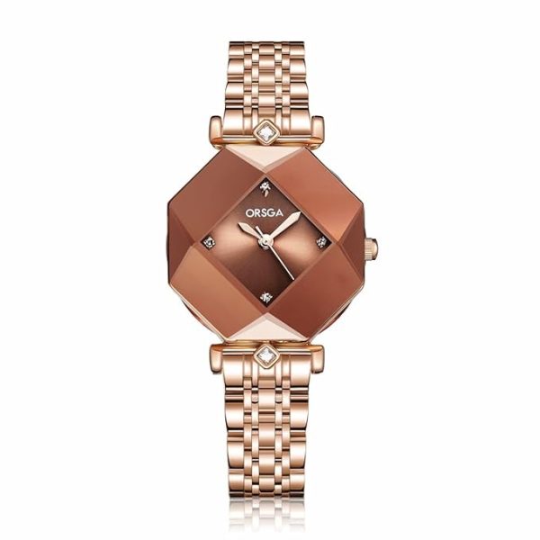 ORSGA Muse Women Watch Analog Latest Stylish Wrist Watch, Gift for Women, Birthday Gift, Anniversary, Brown