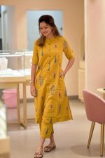Women's Rayon Viscose A-Line Printed Kurta with Pant