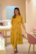 Women's Rayon Viscose A-Line Printed Kurta with Pant