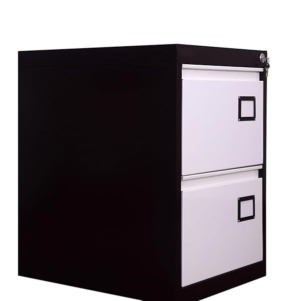 Solimo Filing Cabinet 2 Drawer | Legal Size (Brown)