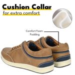 Men's Causal Sneakers | Sneakers for Men | Lace-Up Design | Rounded Front | Branded Casual Shoes with Soft Cushioned Insole | Fashion Sneakers| Anti Skid Sole