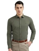 Allen Solly Men's Plain Slim Fit Shirt