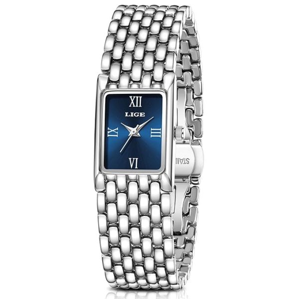 LIGE Watches for Women Luxury Ladies Quartz Wrist Watches with Stainless Steel Bracelet,Waterproof.Womens Casual Fashion Small Watch Bracelet