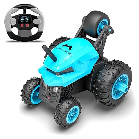 Mirana Warrior 360 Degree Rotating Stunt RC Car Toy for Kids | High Speed Steering Remote Control Vehicle | USB Type-C Rechargeable for Boys and Girls | Made in India