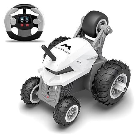 Mirana Warrior 360 Degree Rotating Stunt RC Car Toy for Kids | High Speed Steering Remote Control Vehicle | USB Type-C Rechargeable for Boys and Girls | Made in India