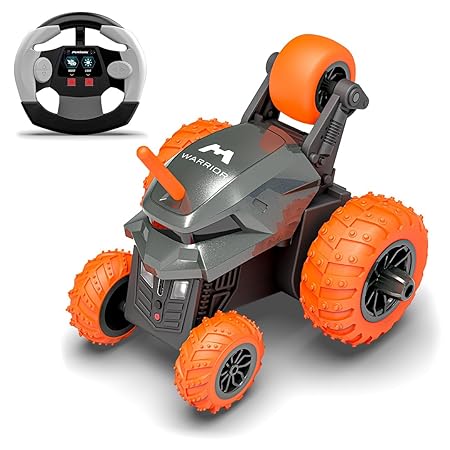 Mirana Warrior 360 Degree Rotating Stunt RC Car Toy for Kids | High Speed Steering Remote Control Vehicle | USB Type-C Rechargeable for Boys and Girls | Made in India