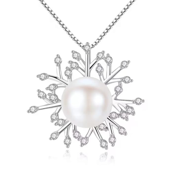 Sterling Silver Freshwater Pearl Pendant Necklace