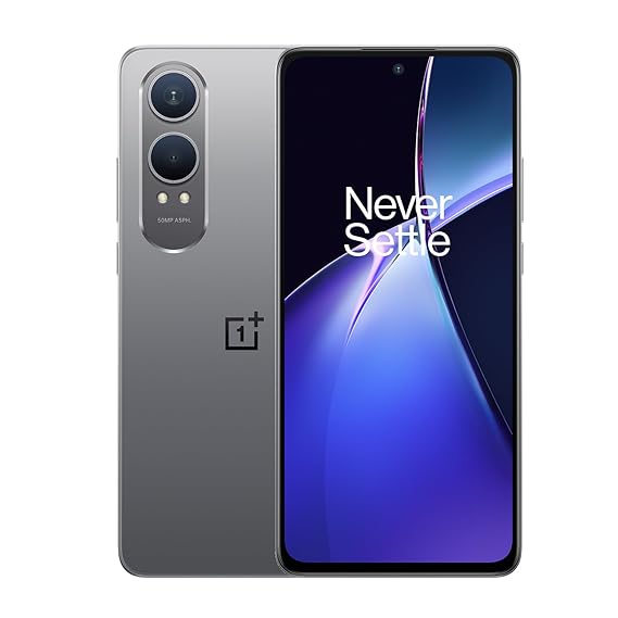 OnePlus Nord CE4 Lite 5G (Super Silver, 8GB RAM, 256GB Storage) | Lifetime Display Warranty | 5500 mAh Battery, 80W SUPERVOOC and Reverse Charging | 50MP Camera with OIS | 120Hz AMOLED Display