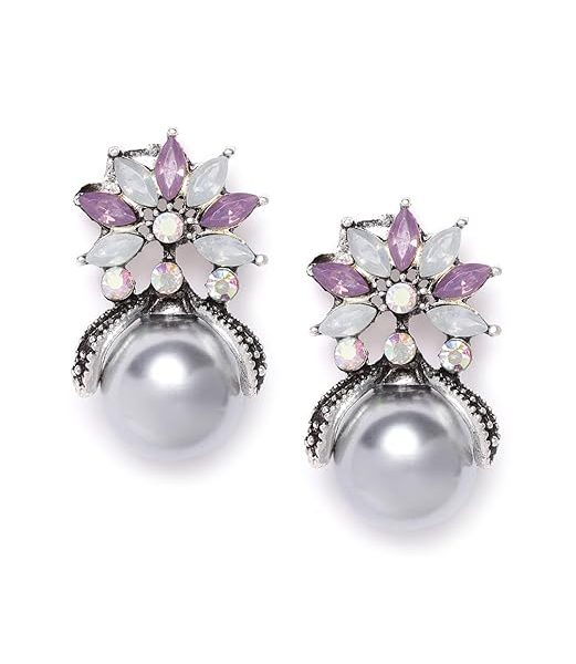 Jewellery Earrings for women Crystal Stud Earrings for Girls and Women