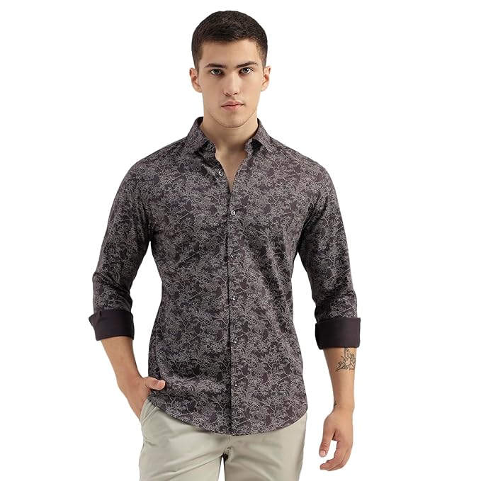 UNITED COLORS OF BENETTON Men's Cotton Slim Fit Shirt