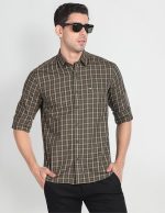 Arrow Men's 100% Cotton Slim Fit Shirt