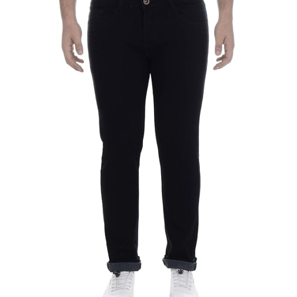 Men’s Regular Fit Stylish Stretchable Black Jeans