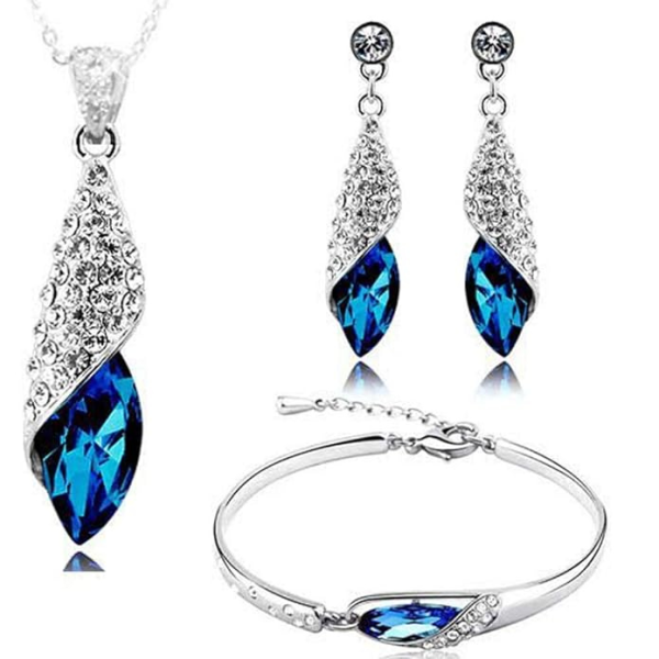 Gift Italian Designer Non Precious Metal Jewelry Set