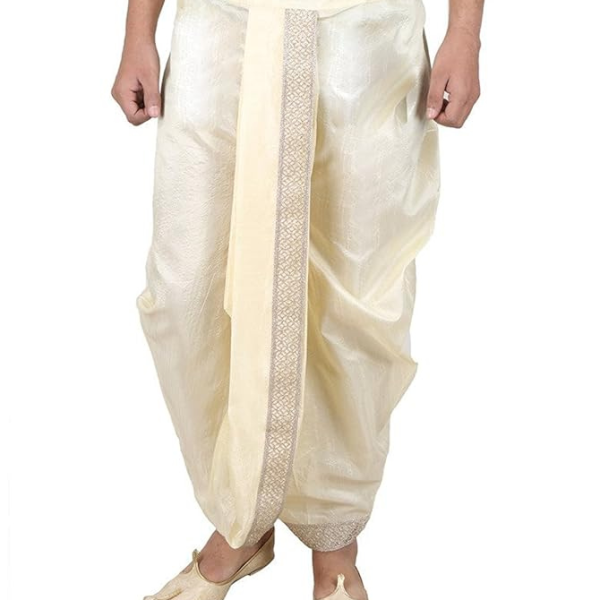 Men’s Dupion Silk Dhoti