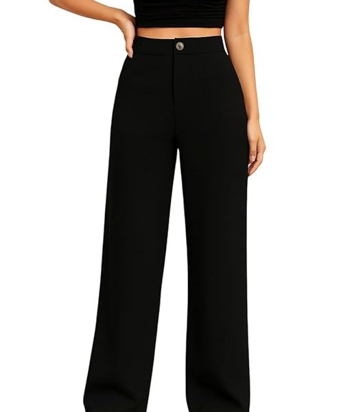 Women's High Waist Formal Trouser