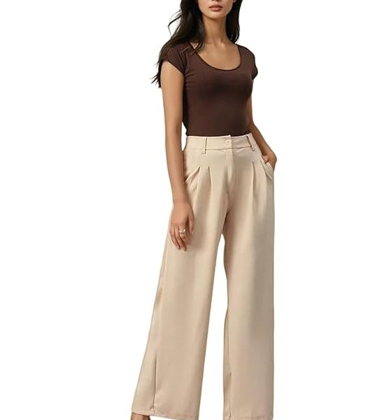 Women's High Rise Viscose Formal Pant