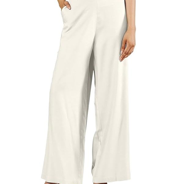 Women's Rayon Solid Palazzo