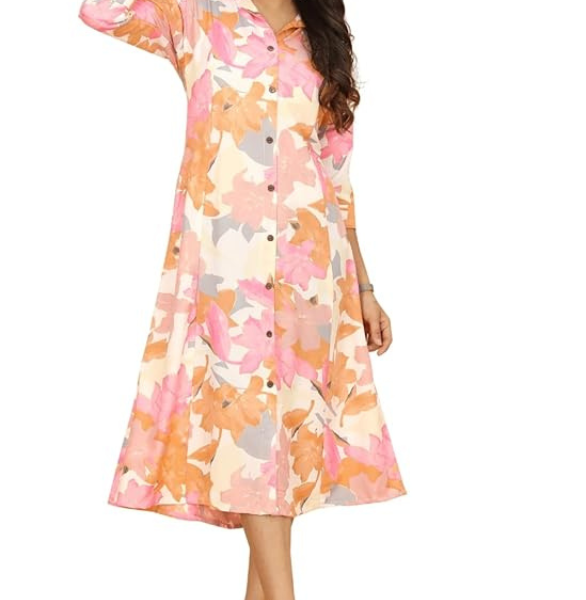 Women’s Rayon Printed Dress