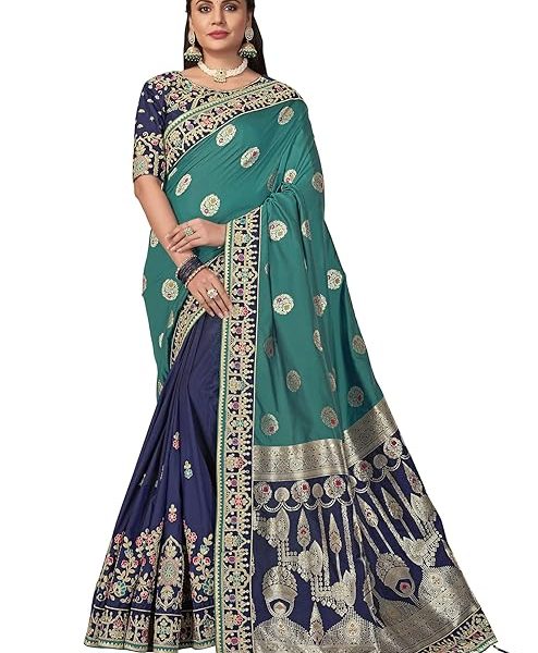 Banarasi Silk Traditional saree with Unstitch Heavy Blouse Piece